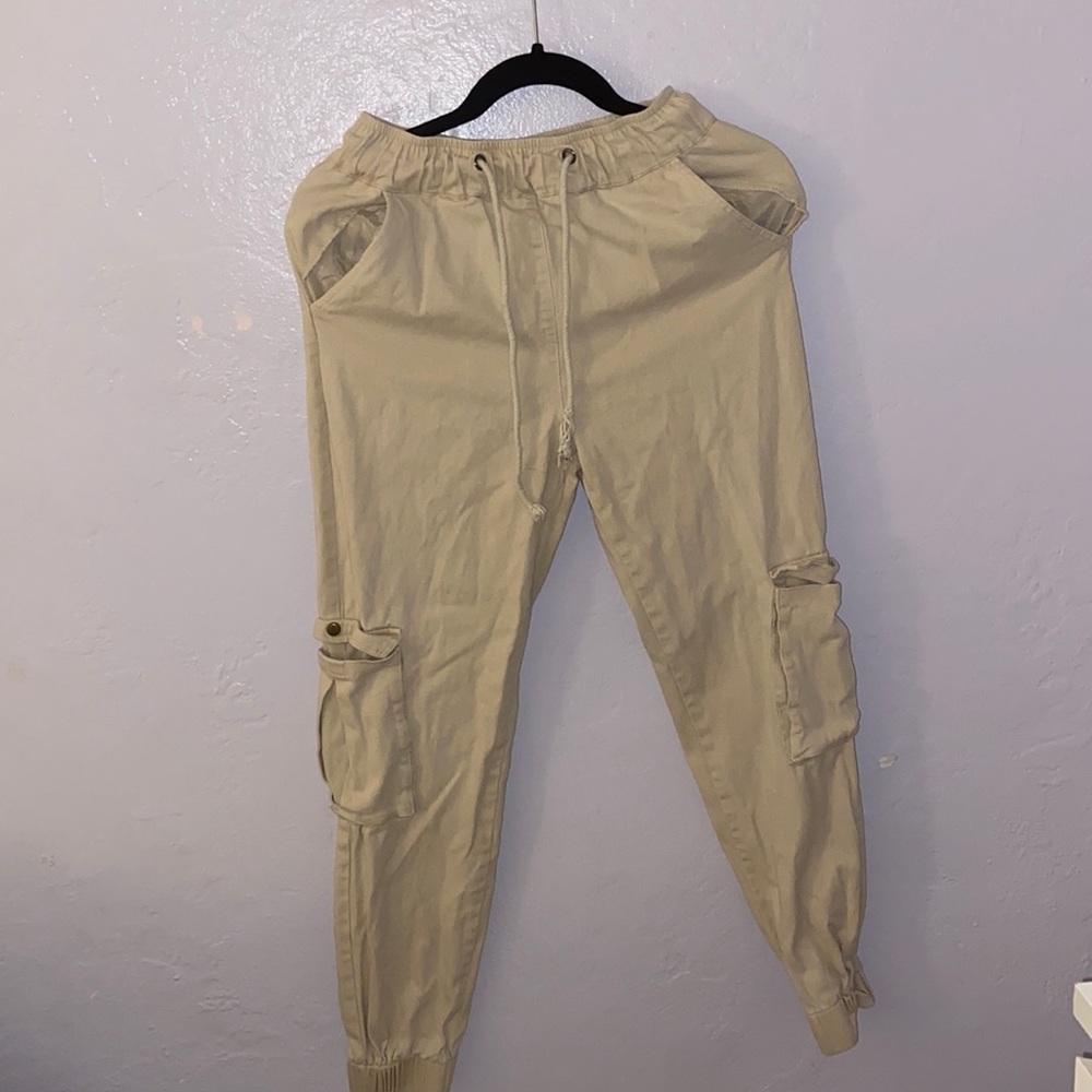 Jogger pants beige